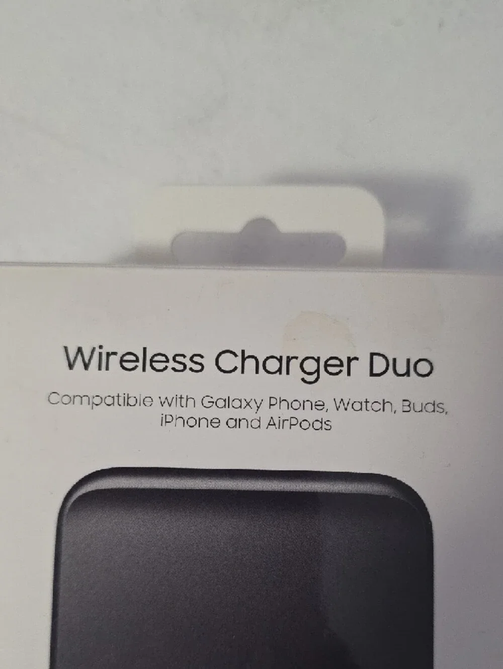 Samsung Wireless Charger Duo - Black and Dark Gray